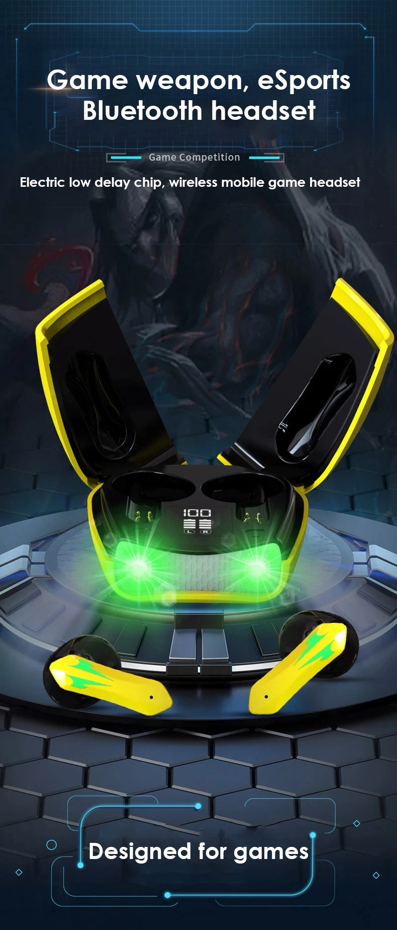 Wireless Earbuds Gaming Earphone