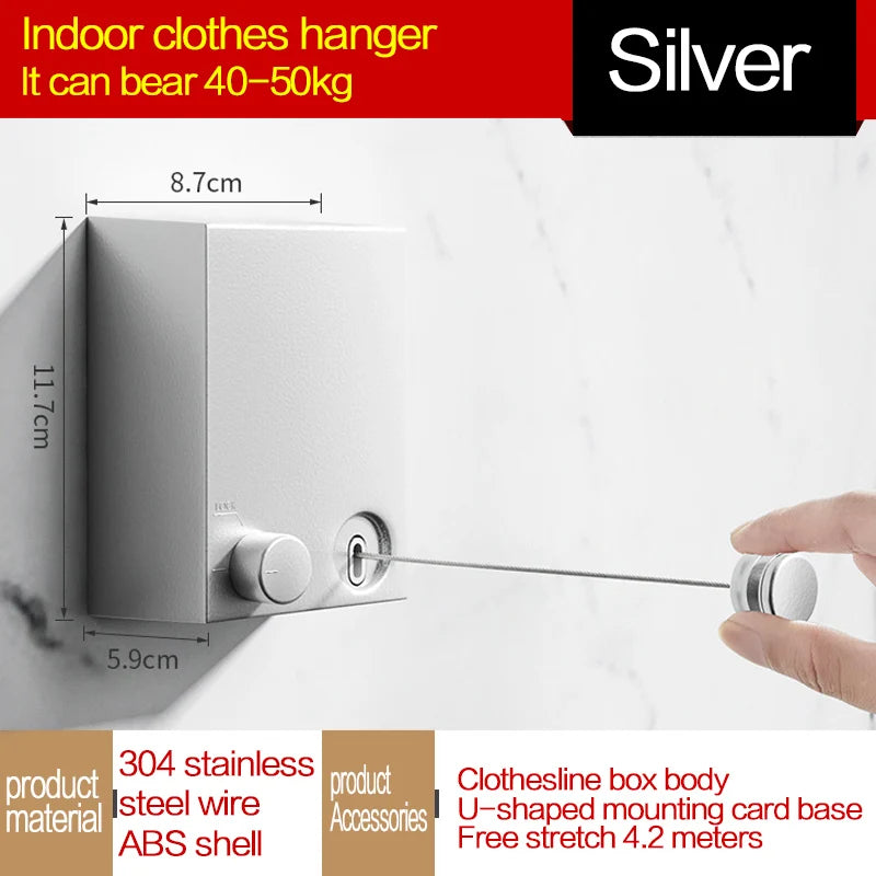 Telescopic Clothesline Clothes Drying Rope