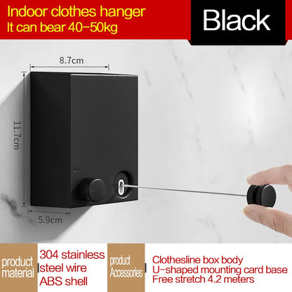 Telescopic Clothesline Clothes Drying Rope