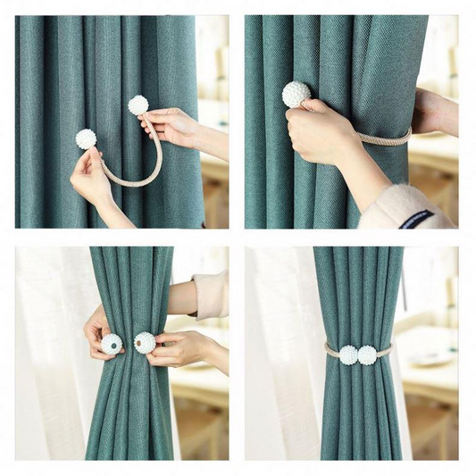 Magnetic Curtain Tiebacks