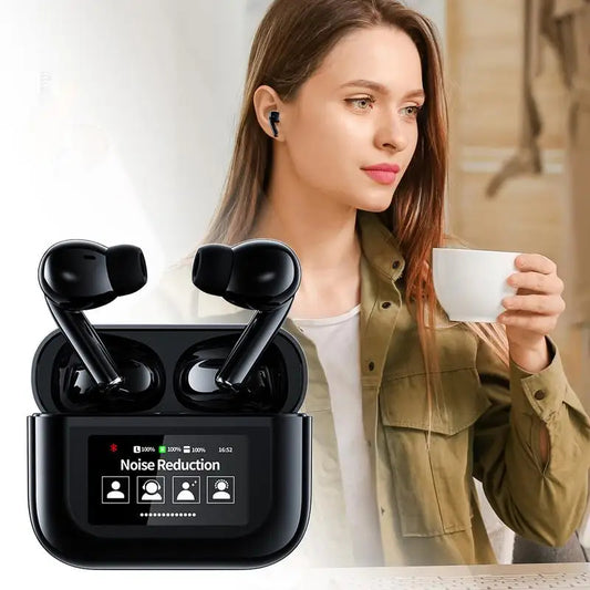 Wireless Bluetooth Earphones with Touch Screen