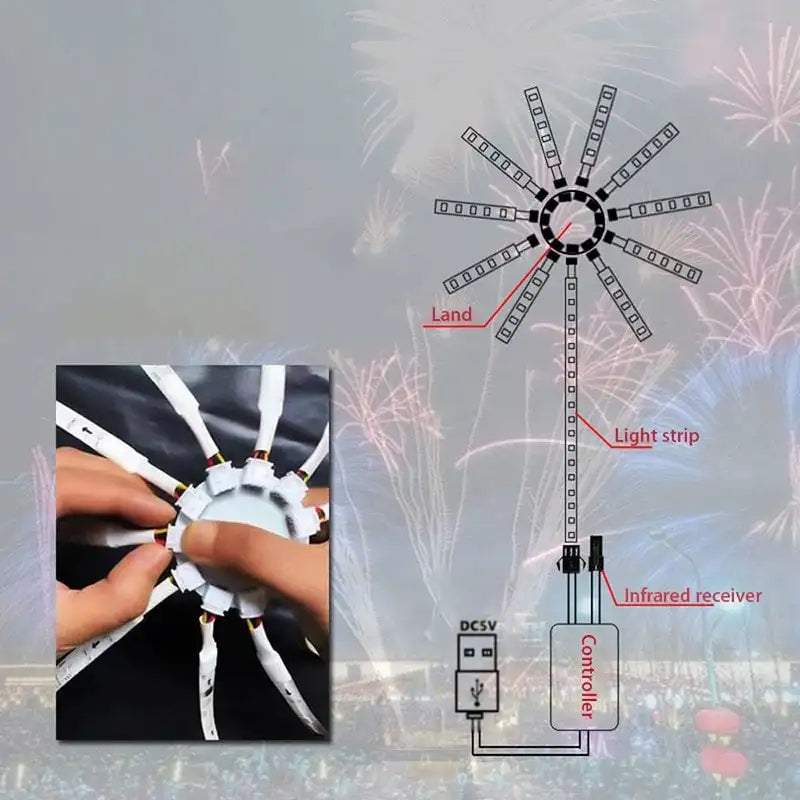Smart Firework LED Lights