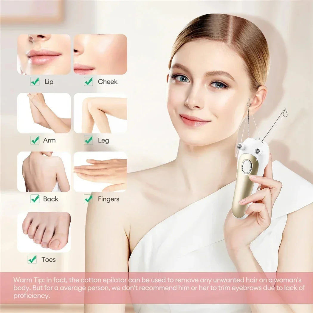 Electric Facial Threading Hair Removal
