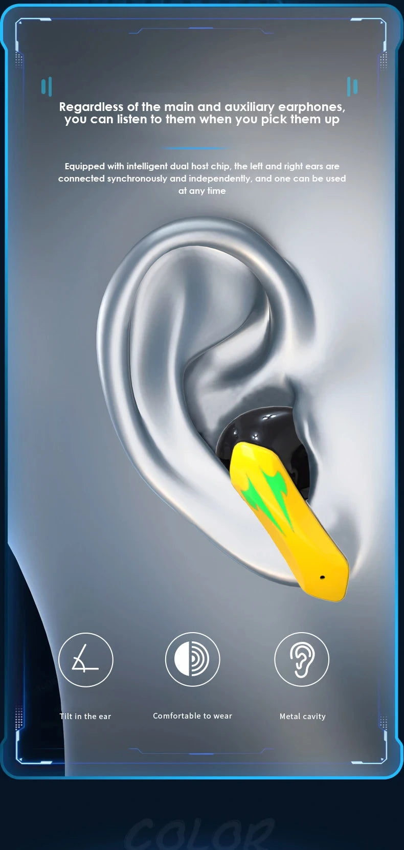 Wireless Earbuds Gaming Earphone