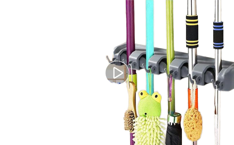 Brooms And Toiletries Organizer