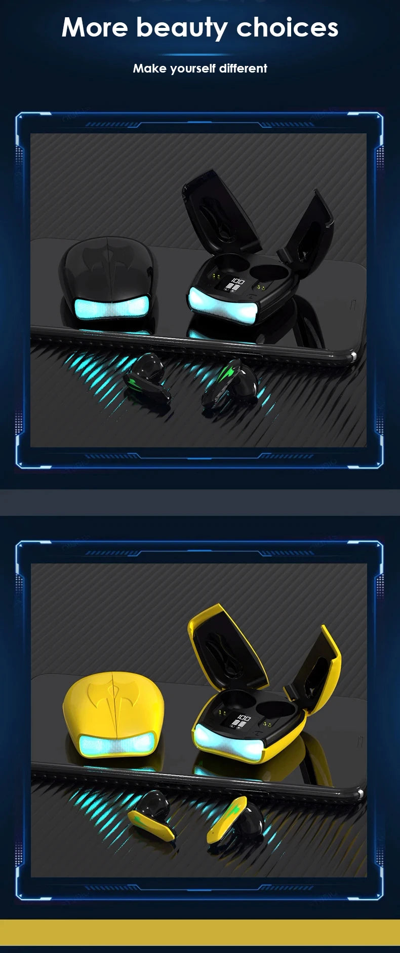 Wireless Earbuds Gaming Earphone