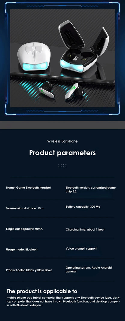 Wireless Earbuds Gaming Earphone